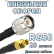 Кабельная сборка 50 Ом на RG-58 с разъемами TNC-male - MCX-female, 20 метров
