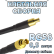Кабельная сборка 50 Ом на RG-58 с разъемами MCX-male - MCX-female, 0,5 метра