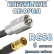 Кабельная сборка 50 Ом на RG-58 с разъемами FME-male - SMB-female, 6 метров