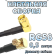 Кабельная сборка 50 Ом на RG-58 с разъемами MCX-male (угловой) - SMA-male (угловой), 0,5 метра Кабельная сборка 50 Ом на RG-58 с разъемами MCX-male (угловой) - SMA-male (угловой), 0,5 метра