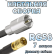 Кабельная сборка 50 Ом на RG-58 с разъемами FME-male - SMB-female, 7 метров