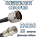 Кабельная сборка 50 Ом на RG-58 с разъемами N-male - QMA-male, 25 метров