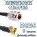 Кабельная сборка 50 Ом на RG-58 с разъемами MCX-male (угловой) - N-female, 6 метров Кабельная сборка 50 Ом на RG-58 с разъемами MCX-male (угловой) - N-female, 6 метров