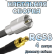 Кабельная сборка 50 Ом на RG-58 с разъемами FME-male - SMB-male, 4 метра