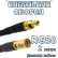 Кабельная сборка 50 Ом на RG-58 с разъемами SMB-male - SMB-female, 2 метра