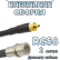 Кабельная сборка 50 Ом на RG-58 с разъемами MMCX-male - QMA-male, 2 метра