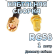 Кабельная сборка 50 Ом на RG-58 с разъемами RP-SMA-female - SMA-male, 1 метр