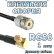 Кабельная сборка 50 Ом на RG-58 с разъемами MCX-male (угловой) - UHF-female, 1 метр Кабельная сборка 50 Ом на RG-58 с разъемами MCX-male (угловой) - UHF-female, 1 метр