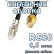 Кабельная сборка 50 Ом на RG-58 с разъемами SMA-female - FME-female, 0,5 метра
