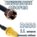 Кабельная сборка 50 Ом на RG-58 с разъемами RP-SMA-female - F-male, 11 метров