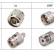 Кабельная сборка 50 Ом на RG-58 с разъемами UHF-male (PL259) - UHF-male (PL259), 0,5 метра