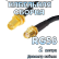 Кабельная сборка 50 Ом на RG-58 с разъемами SMA-female - RP-SMA-female, 2 метра
