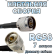 Кабельная сборка RG-58 с разъемами N-male (угловой) - N-male, 7 метров