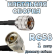 Кабельная сборка 50 Ом на RG-58 с разъемами N-male (угловой) - UHF-male, 1 метр
