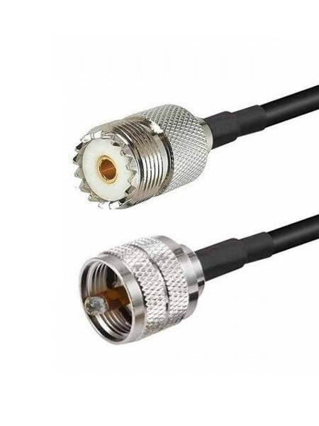 Кабельная сборка RG-213 с разъемами UHF-male - UHF-female, 25 метров