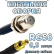 Кабельная сборка 50 Ом на RG-58 с разъемами F-female - SMB-male, 0,5 метра