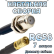 Кабельная сборка 50 Ом на RG-58 с разъемами F-female - SMB-female, 7 метров