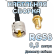 Кабельная сборка 50 Ом на RG-58 с разъемами UHF-male - SMA-female, 0,5 метра