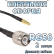 Кабельная сборка 50 Ом на RG-58 с разъемами TNC-male - MCX-male, 2 метра