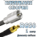 Кабельная сборка 50 Ом на RG-58 с разъемами FME-male - SMB-male, 1 метр