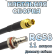 Кабельная сборка 50 Ом на RG-58 с разъемами MCX-female - QMA-female, 11 метров