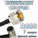 Кабельная сборка 50 Ом на RG-58 с разъемами UHF-male - QMA-male (угловой), 7 метров Кабельная сборка 50 Ом на RG-58 с разъемами UHF-male - QMA-male (угловой), 7 метров