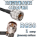 Кабельная сборка 50 Ом на RG-58 с разъемами TNC-male (угловой) - UHF-male, 1 метр