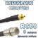 Кабельная сборка 50 Ом на RG-58 с разъемами MMCX-male - QMA-male, 8 метров