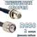 Кабельная сборка 50 Ом на RG-58 с разъемами TNC-male - F-female, 2 метра