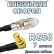 Кабельная сборка 50 Ом на RG-58 с разъемами FME-female - SMA-female (угловой), 7 метров