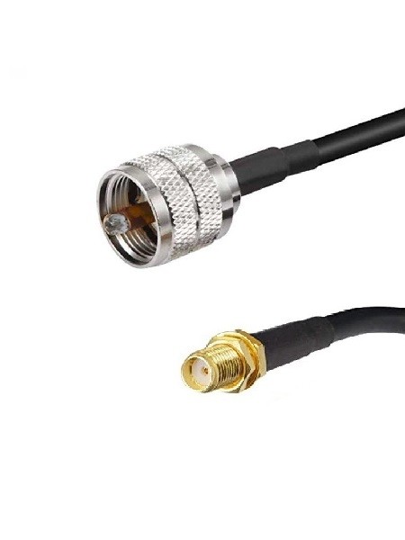 Кабельная сборка RG-213 с разъемами SMA-female - UHF-male, 30 метров