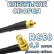 Кабельная сборка 50 Ом на RG-58 с разъемами MMCX-male - SMA-female (угловой), 0,5 метра