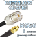 Кабельная сборка 50 Ом на RG-58 с разъемами UHF-female - MMCX-female, 5 метров