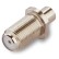 Кабельная сборка 75 Ом на 3C-2V белого цвета с разъемами UHF-female - F-female, 4 метра