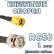 Кабельная сборка 50 Ом на RG-58 с разъемами BNC-male - RP-SMA-male, 1 метр