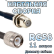 Кабельная сборка 50 Ом на RG-58 с разъемами TNC-male - F-female, 11 метров