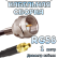 Кабельная сборка 50 Ом на RG-58 с разъемами F-male - MMCX-female, 1 метр
