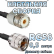 Кабельная сборка 50 Ом на RG-58 с разъемами UHF-male - UHF-female, 0,5 метра