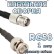 Кабельная сборка 50 Ом на RG-58 с разъемами TNC-female - BNC-male, 1 метр