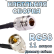 Кабельная сборка 50 Ом на RG-58 с разъемами UHF-male (угловой) - N-female, 11 метров