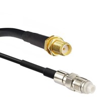 Кабельная сборка 5D-FB с разъемами SMA-female - FME-female, 2 метра