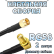 Кабельная сборка 50 Ом на RG-58 с разъемами SMA-male - SMA-female (угловой), 2 метра