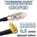 Кабельная сборка 50 Ом на RG-58 с разъемами FME-female - SMA-female (угловой), 0,5 метра