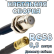 Кабельная сборка 50 Ом на RG-58 с разъемами F-female - SMB-female, 0,5 метра
