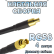 Кабельная сборка 50 Ом на RG-58 с разъемами MCX-male - MCX-female, 4 метра
