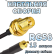 Кабельная сборка 50 Ом на RG-58 с разъемами RP-SMA-female - MMCX-male, 15 метров