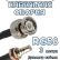 Кабельная сборка 50 Ом на RG-58 с разъемами BNC-male - QMA-female, 3 метра