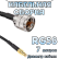 Кабельная сборка 50 Ом на RG-58 с разъемами UHF-male - MCX-male, 7 метров