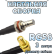 Кабельная сборка 50 Ом на RG-58 с разъемами QMA-female - SMA-female (угловой), 3 метра Кабельная сборка 50 Ом на RG-58 с разъемами QMA-female - SMA-female (угловой), 3 метра