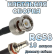 Кабельная сборка 50 Ом на RG-58 с разъемами BNC-male - QMA-female, 10 метров